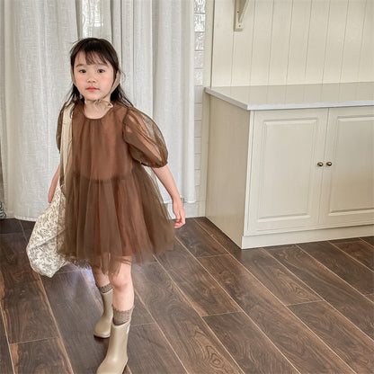 ガールズスイートチュールドレス(2color)