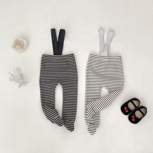 ボーダーサスペンダーレギンス(2color)