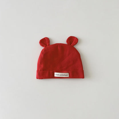 🅽🅴🆆 ベビーコットンくま耳キャップ(8color)