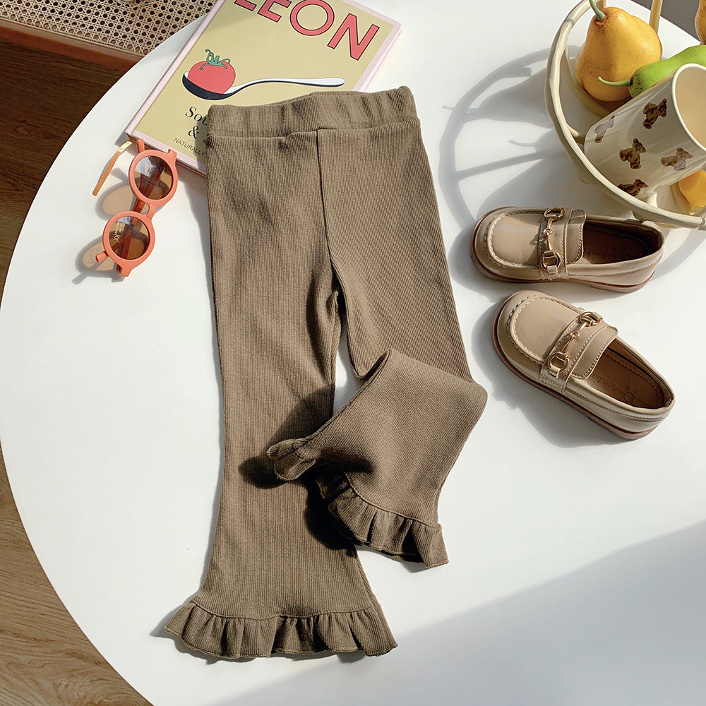 🅽🅴🆆 [7color / 90-140] フレアレギンスパンツ