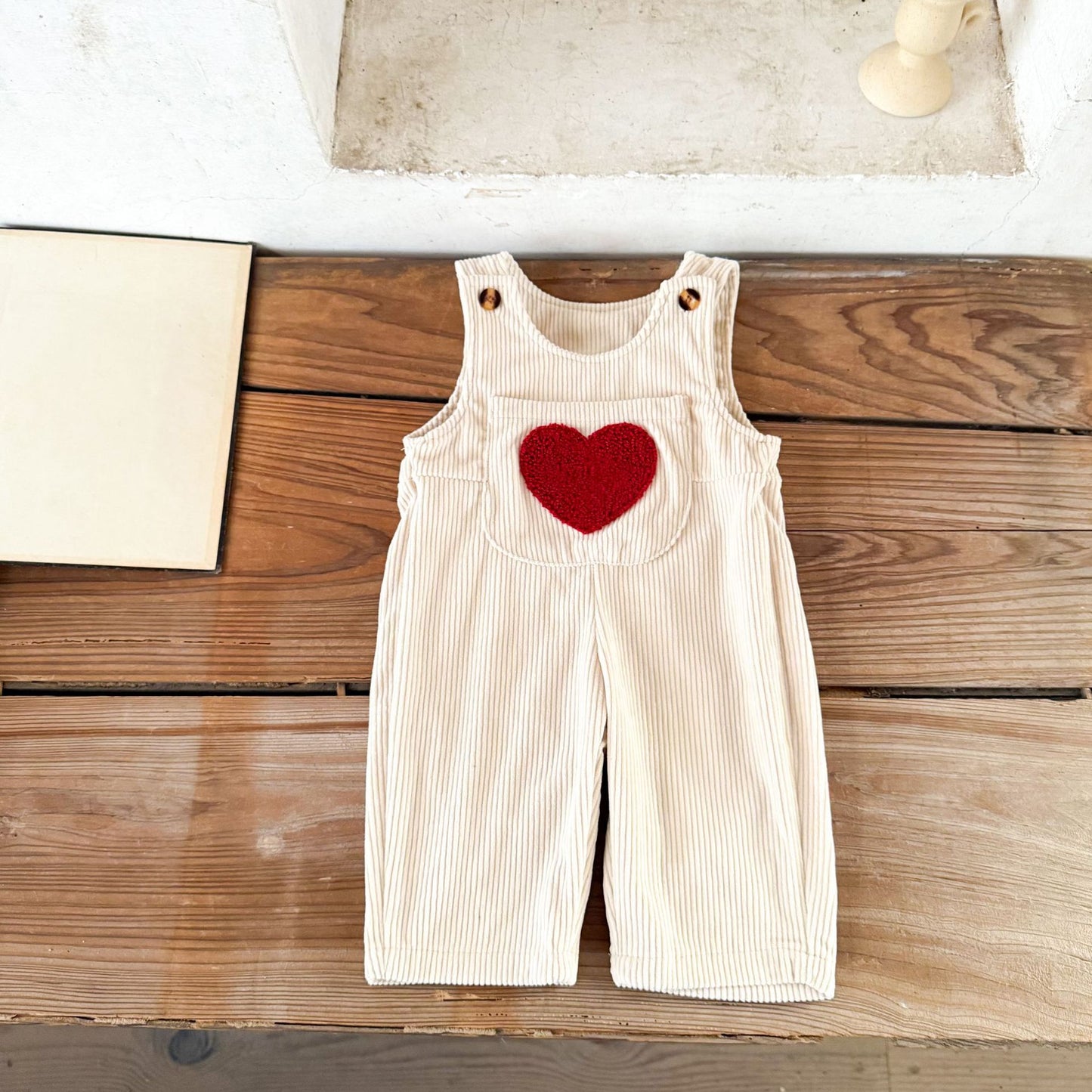 ラブリーコーデュロイサロペット(3color)