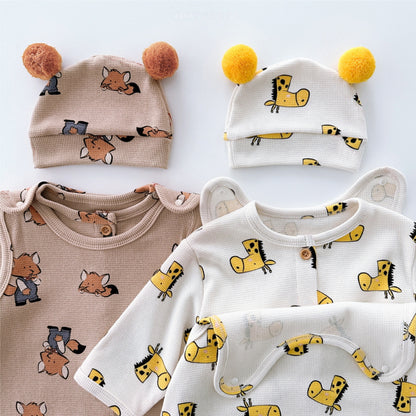 アニマルベビーワッフルセット(2color)