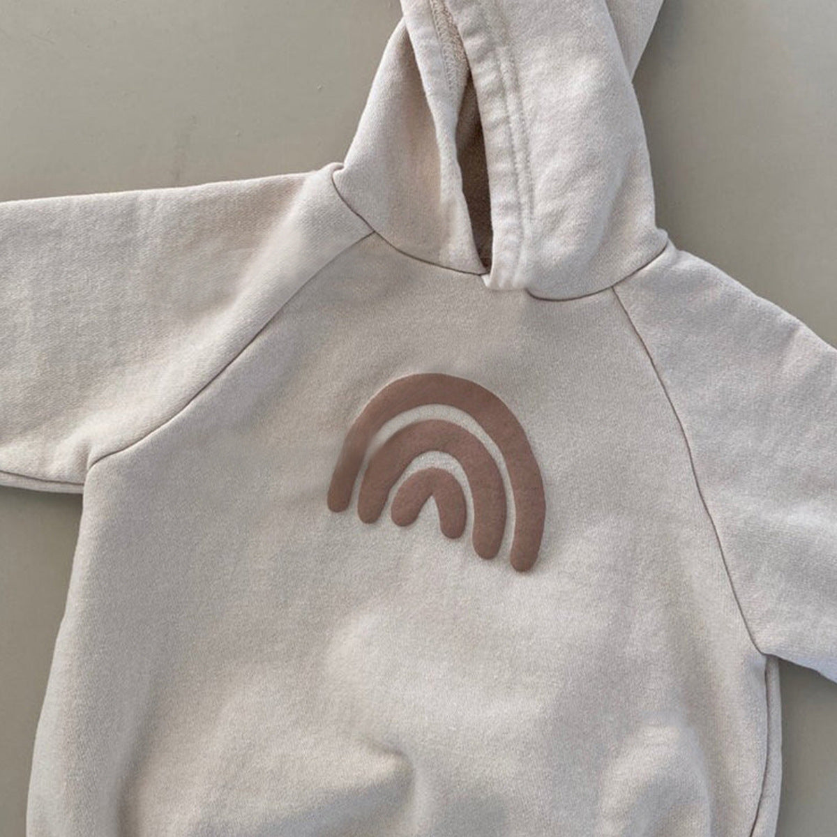 レインボーフードロンパース(2color)