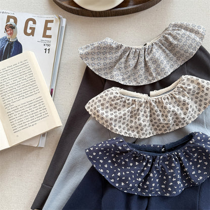 小花衿チューリップトップス(3color)