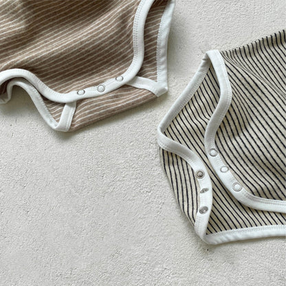 ナチュラルベビールームウェア3点セット(2color)