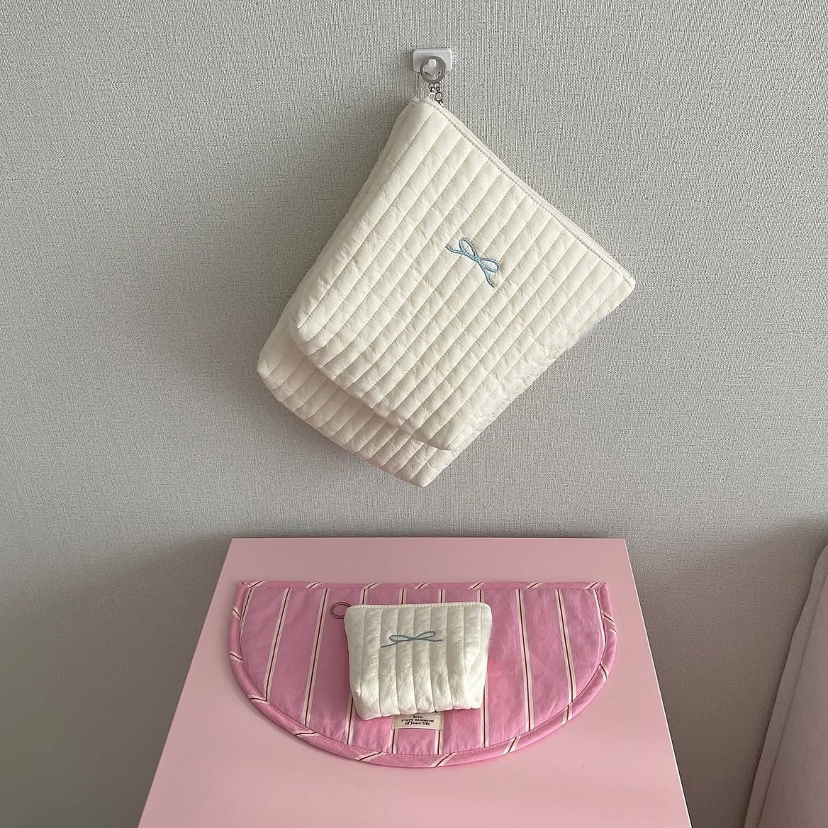 マルチベビーリボンポーチ3点セット