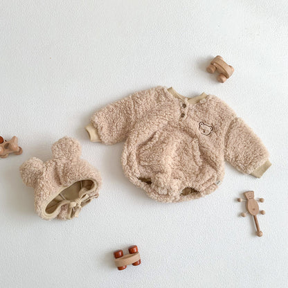 モコモコなりきりベビーベアセット(2color)