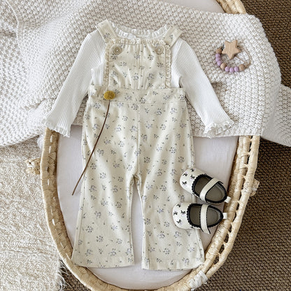 フローラルナチュラルオーバーオール