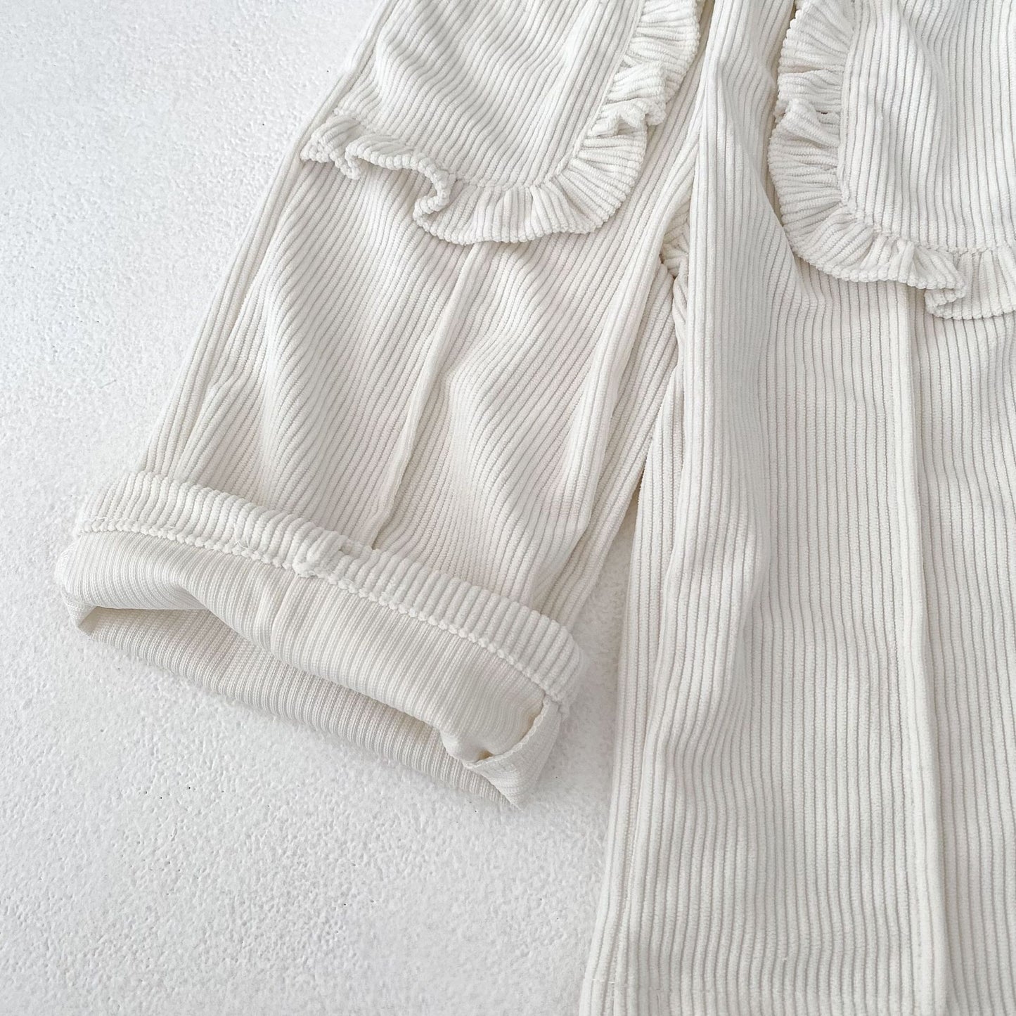 コーデュロイフリルポケットパンツ(2color)