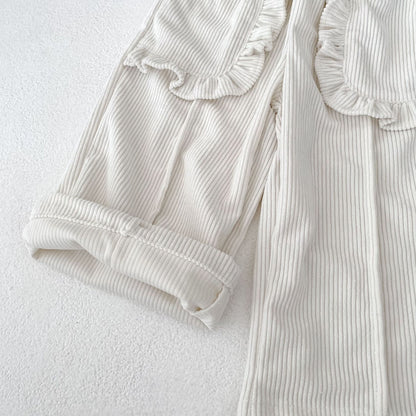 コーデュロイフリルポケットパンツ(2color)