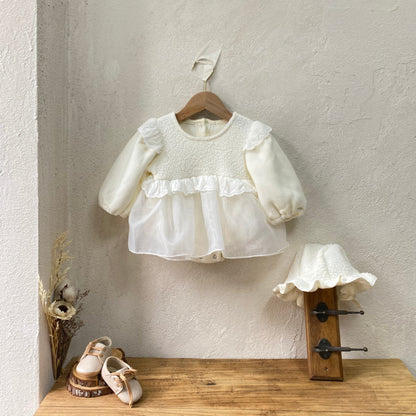 🅽🅴🆆 もこもこホワイトセレモニーベビーセット