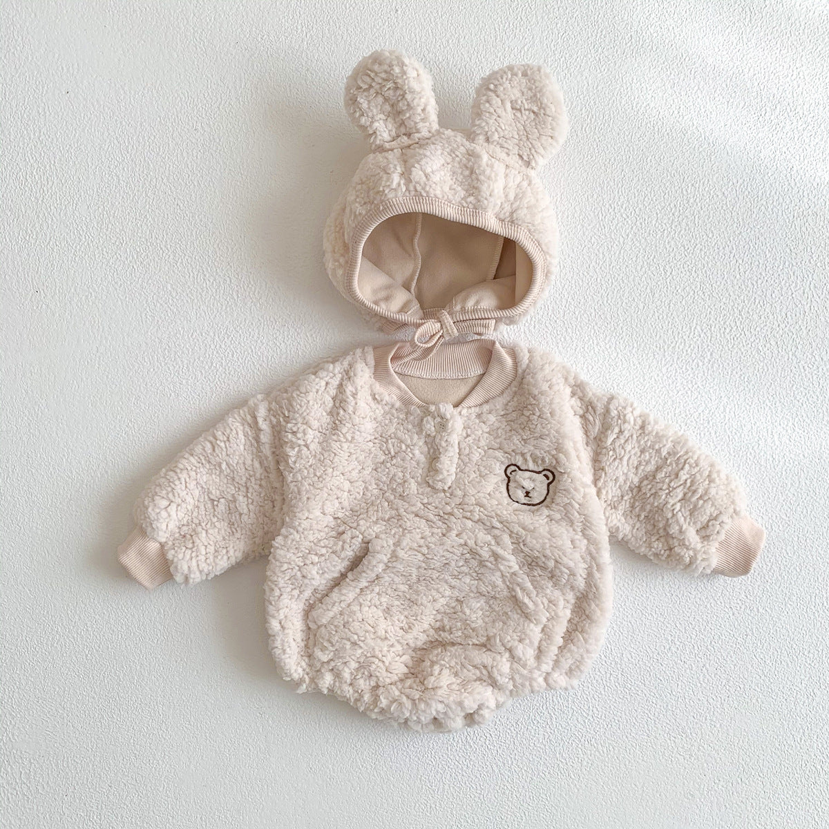 モコモコなりきりベビーベアセット(2color)