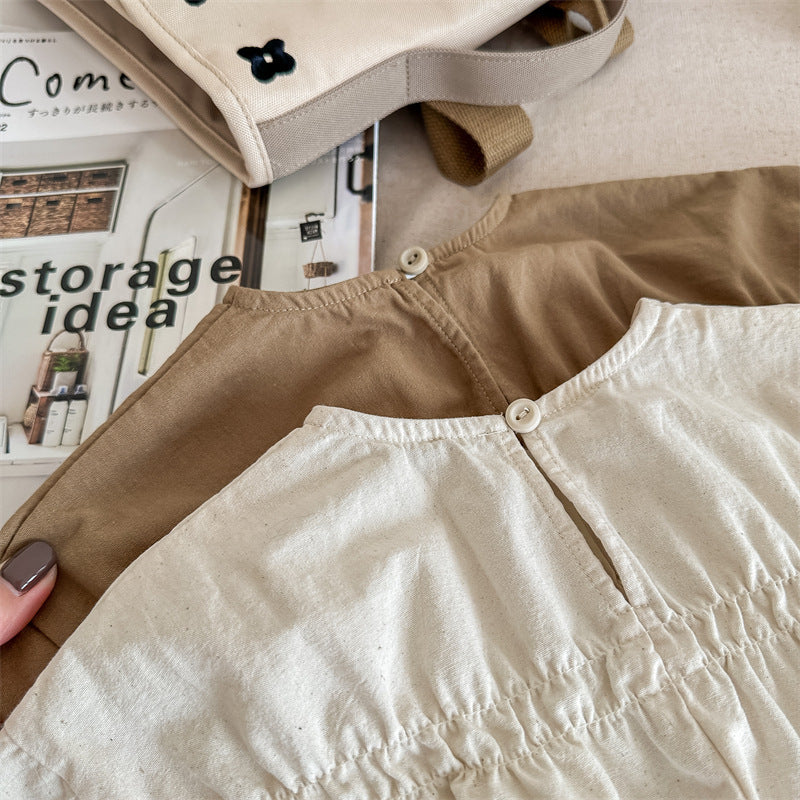 シャーリングガールブラウス(2color)