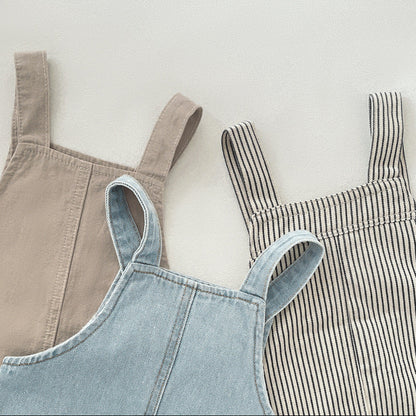 淡色デニムスカートサロペット(3color)