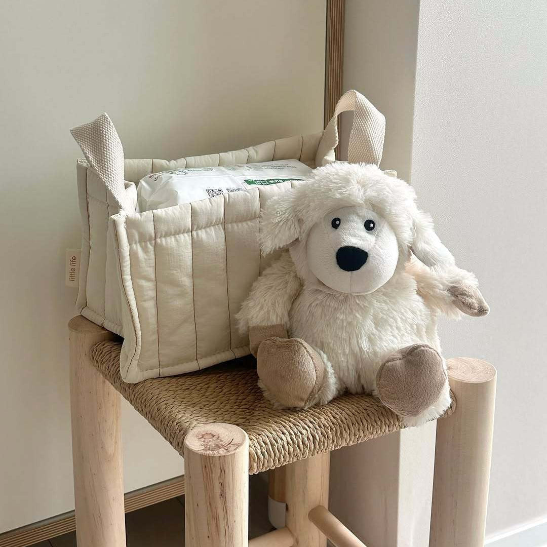 ナチュラルキルティングベビーバスケット(2size)