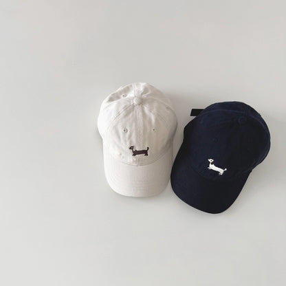 ダックス刺繍キッズキャップ(11color)