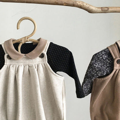 スウェットベビーサロペット(3color)