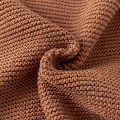 レインボーベビーニットサロペット(3color)