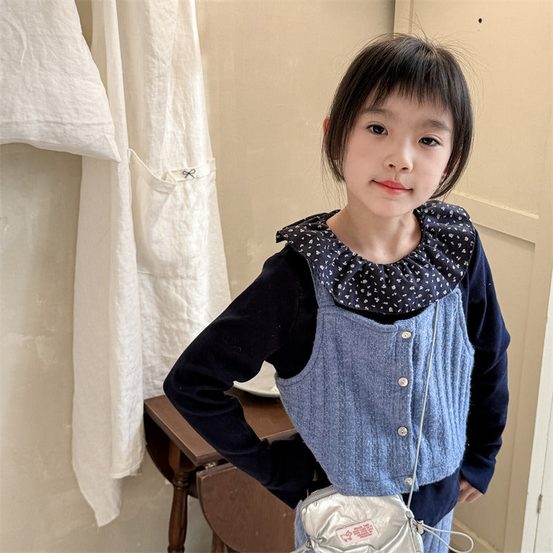 小花衿チューリップトップス(3color)