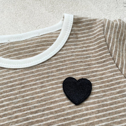 ナチュラルベビールームウェア3点セット(2color)