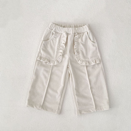 コーデュロイフリルポケットパンツ(2color)