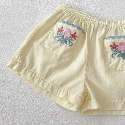 🅽🅴🆆 [73-100] 北欧お花刺繍サマーセットアップ