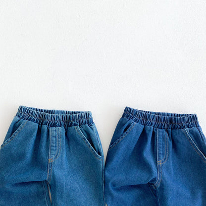 裾フレアデニムパンツ(2color)