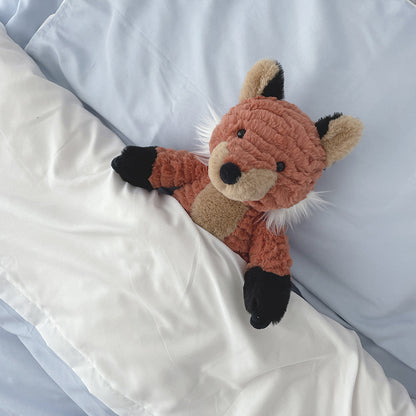 🅽🅴🆆 standing hair fox stuffed toy