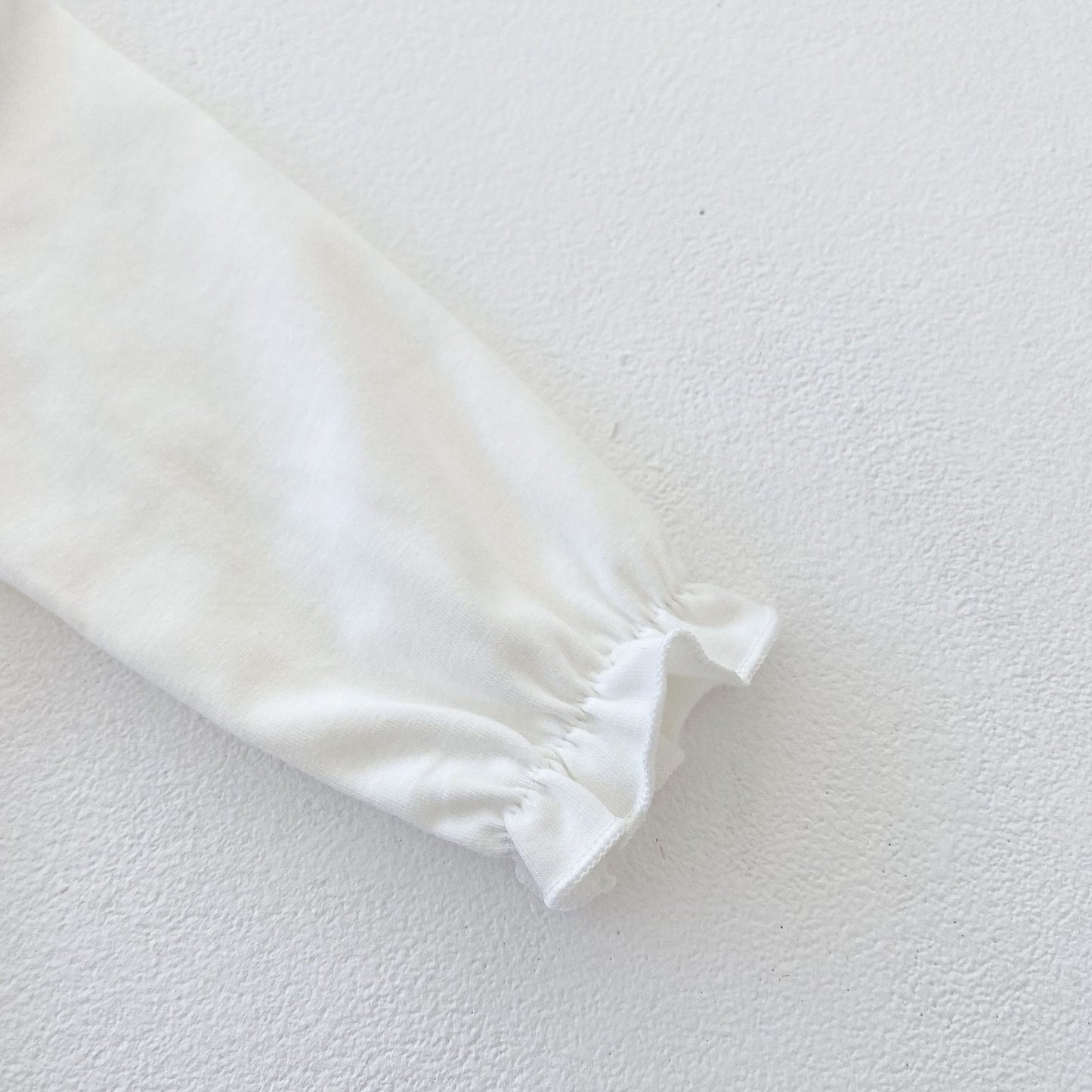 フロントレースホワイトロンパースセット