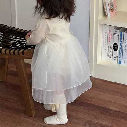 🅽🅴🆆 シフォンダブルスカートロンパース