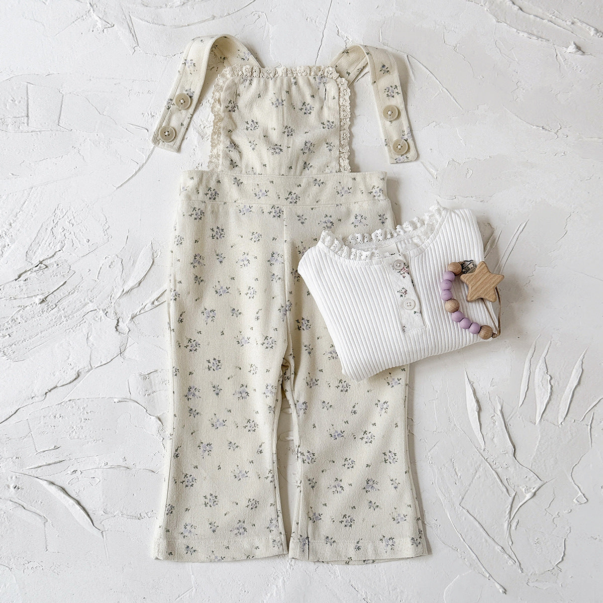 フローラルナチュラルオーバーオール