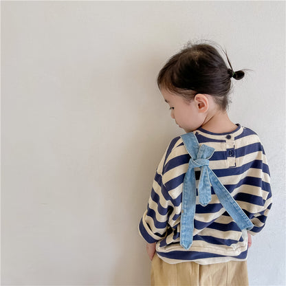 イニシャルボーダーロングスリーブ(2color)