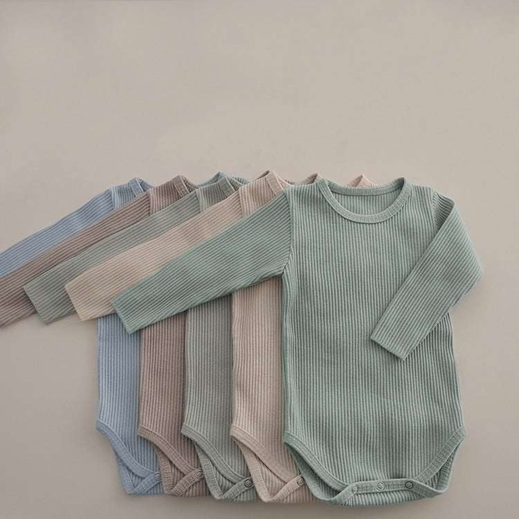 [3color / 66-90] ベビーリブホームウェアセット