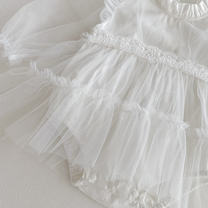 🅽🅴🆆 ホワイトセレモニーベビードレス
