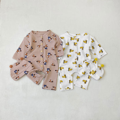 アニマルベビーワッフルセット(2color)