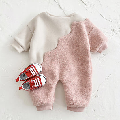 ショコラウェーブロンパース(2color)