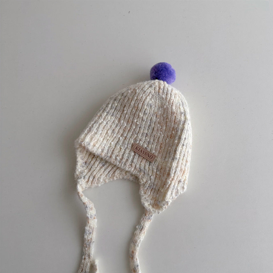 ウールボールニット帽(5color)