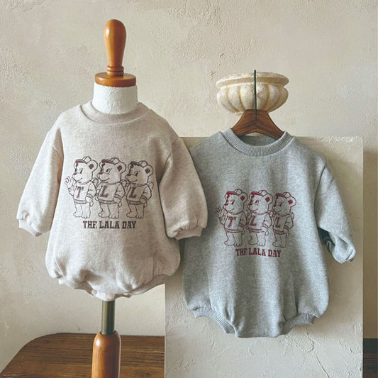 ベアブラザースウェットロンパース(2color)