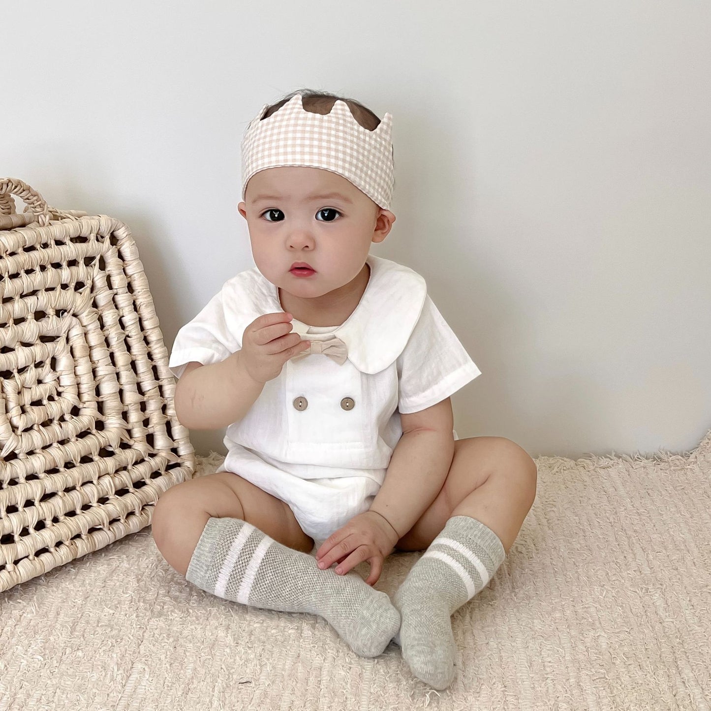 カジュアルセレモニーボーイロンパース