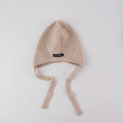 シンプルラベルニットキャップ(6color)