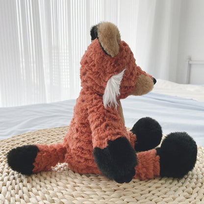 🅽🅴🆆 standing hair fox stuffed toy