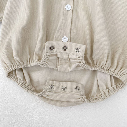 カントリースリーブ刺繍ロンパース(2color)