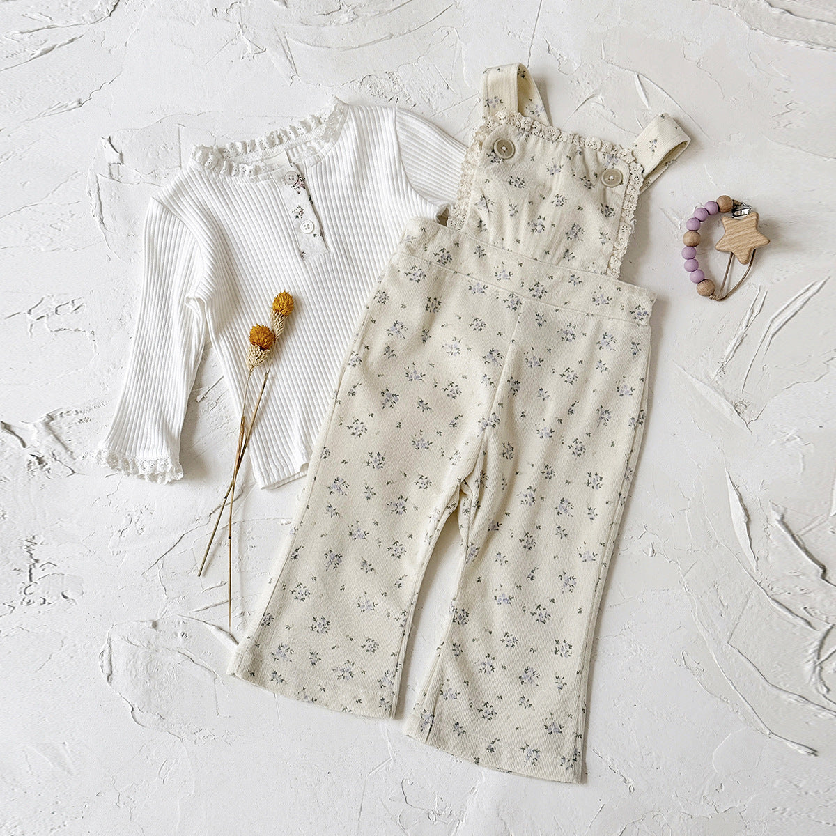 フローラルナチュラルオーバーオール