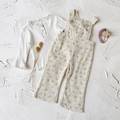 フローラルナチュラルオーバーオール