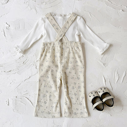 フローラルナチュラルオーバーオール