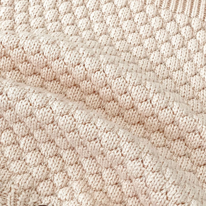 ベビークロッシェフラワーロンパース