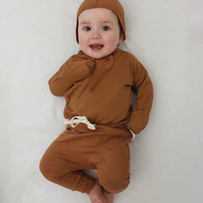 北欧ベビーロンパース&パンツ(4color)