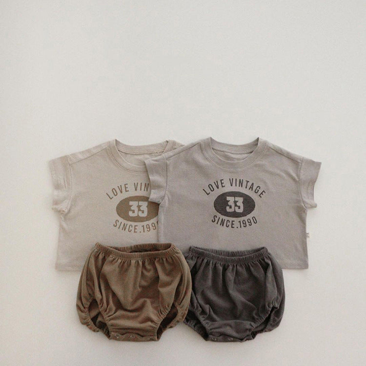 [4color / 66-110] ベビーボーイ&キッズカジュアルセットアップ