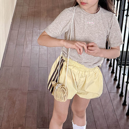 🅽🅴🆆 [3color / 80-130] 杢カラーシックサマーシャツ