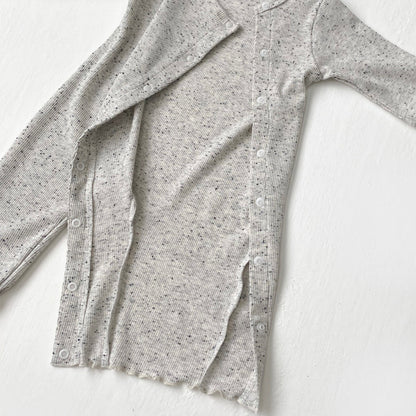 🅽🅴🆆 [2color / 66-90] ナチュラルベアベビーロンパースセット